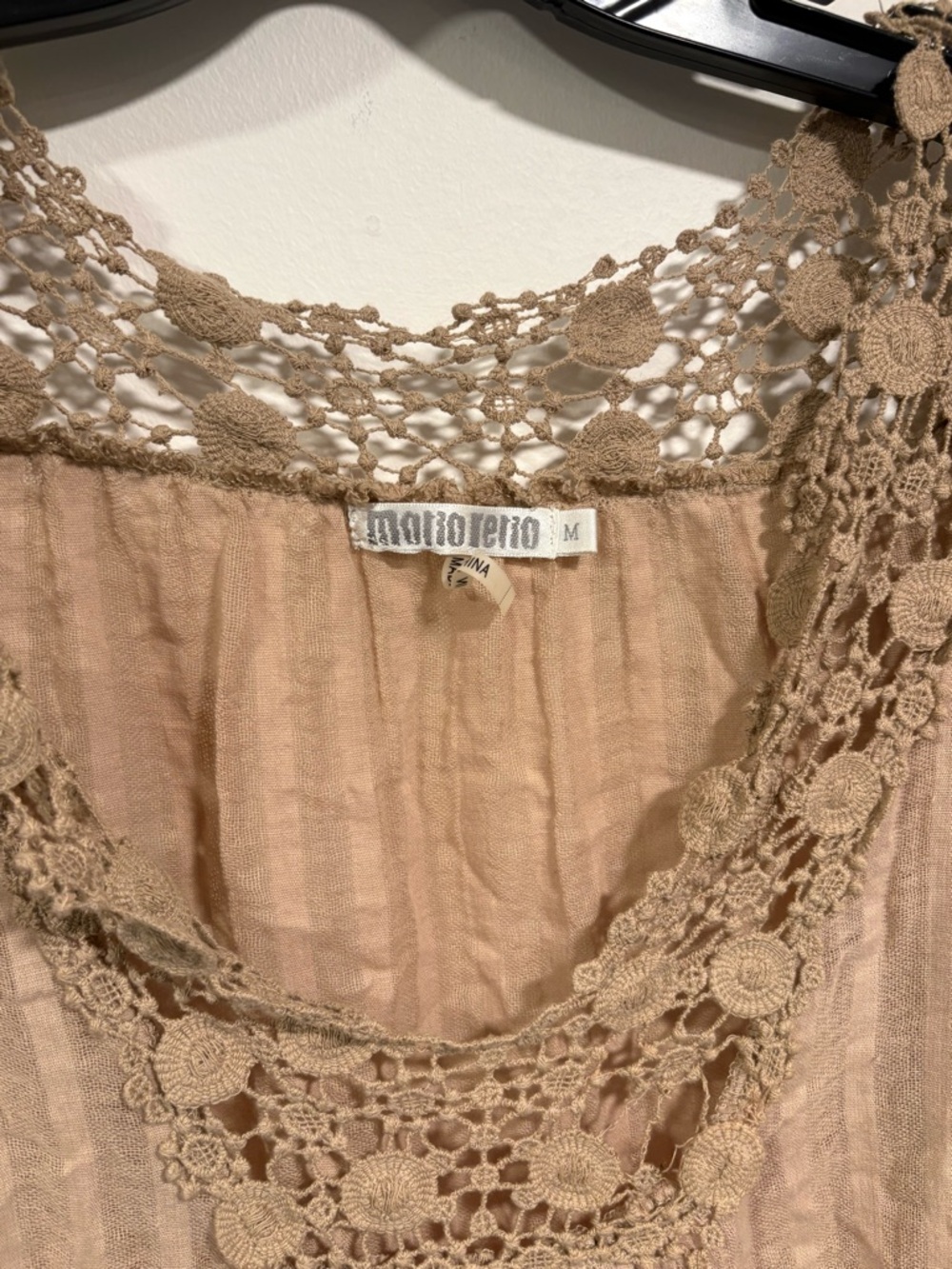 Morioreno tunic dress with crochet lace detailing - Picture 2 of 3